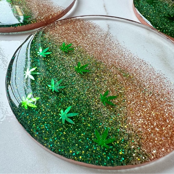 420 Resin Coasters - Picture 2 of 6
